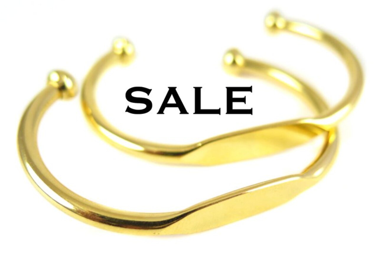 Engraving Cuff Bracelet - Small Wrist / Child Size (J617) (1x)